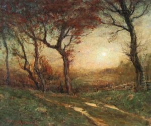 Moonlit Landscape by Benjamin Franklin de Haven