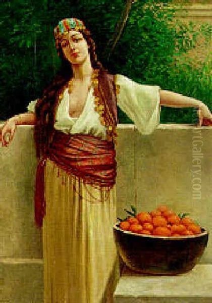 The Orange Seller - view 1