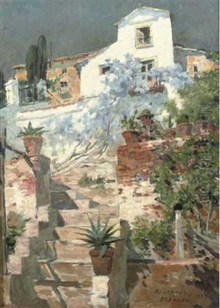 A Garden In Granada, Spain - view 1
