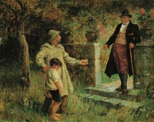 Caught Scrumping by Alice (Alice Morgan) Havers