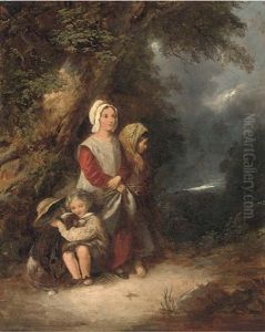 Figures On A Roadside