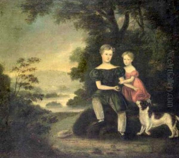 Two Boys In A Landscape - view 1