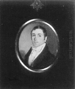 Portrait Of A Gentleman In Green Coat, White Waistcoat And Knotted Cravat