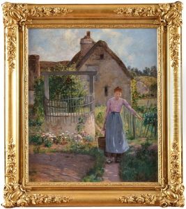 Femme Au Puit by Henri Charles Julien Havet