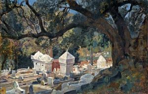 Blida, Le Cimetiere De Sidi Ahmed El-kebir by Henri Charles Julien Havet