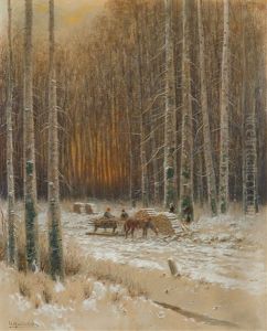 Waldarbeit by Vincenz Havlicek