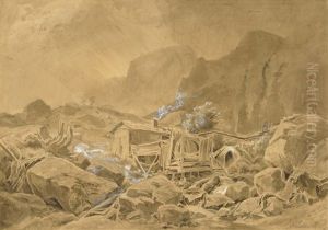 Horska Krajina S Mlynem by Bedrich Havranek