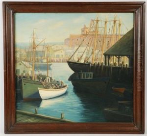 Gloucester Harbor by George Hawkins