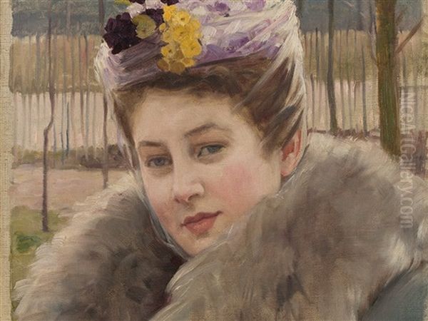 Lady With Fur - view 1