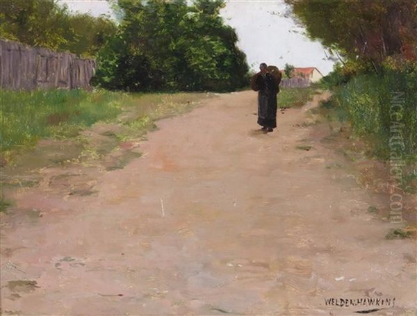Figure On A Track In A Breton Scene - view 1