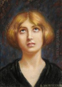 Blonde Frau Nach Oben Blickend Blonde Frau Nach Oben Blickend