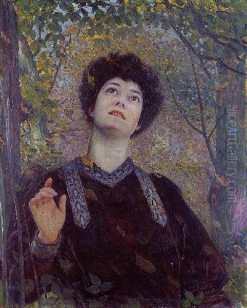 Femme Dans Un Verger - view 1