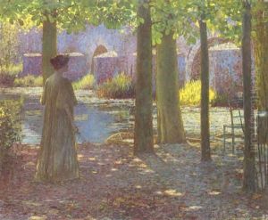 Promenade Dans Le Jardin by Louis Welden Hawkins