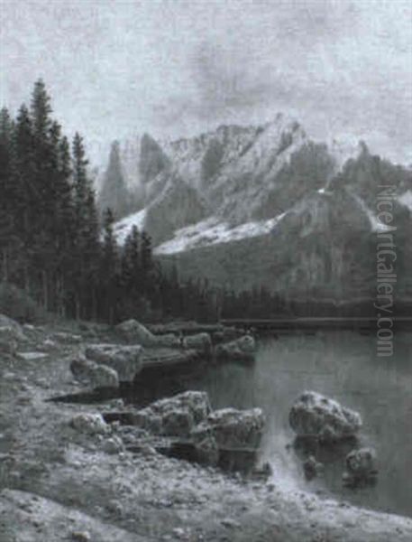 Der Weissenfelsersee In Den Julischen Alpen - view 1