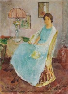Lady In A Wicker Chair Lady In A Wicker Chair