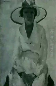 A Lady In A White Hat A Lady In A White Hat