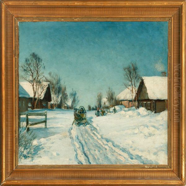 Winter In A Russian Village - view 1