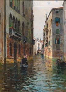 Venetian Scene by Bernardo Hay