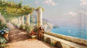View Of Amalfi by Bernardo Hay