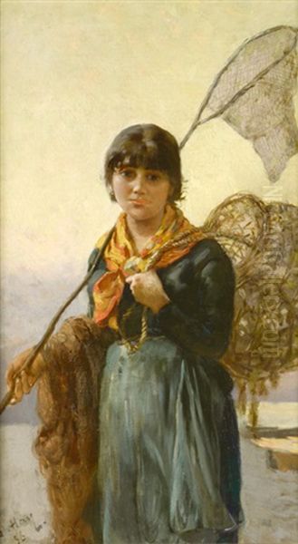 Fishing Girl (study) - view 1