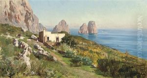 A Villa Before I Faraglioni, Capri by Bernardo Hay