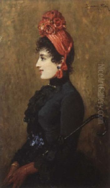 L'elegante Au Chapeau Rouge - view 1