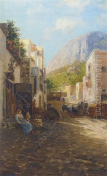 A Backstreet In Capri - view 1