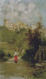 Salendo A Casamicciola by Bernardo Hay
