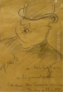 Der Schonheitsberater Des Burgermeisters Von Potsdam Herr by Hans Baluschek