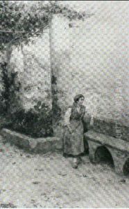 Girl On A Terrace Overlooking A Bay Girl On A Terrace Overlooking A Bay