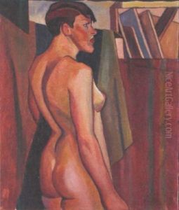 Untitled (standing Female Nude) by Miki McCrossen Hayakawa