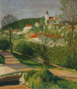 Blick Auf St. Magdalena by Karl Hayd