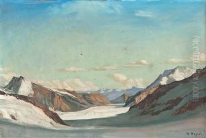 Jungfraujoch Auf Aletschgletscher by Karl Hayd