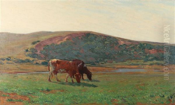 Landscape With A Pair Of Cows, 1890 - view 1