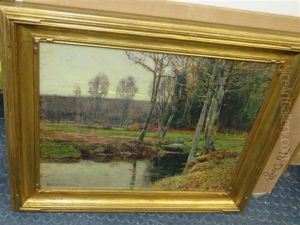 Brook In Autumn by Edward Parker Hayden
