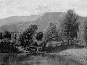 New England Summer Landscape by Edward Parker Hayden