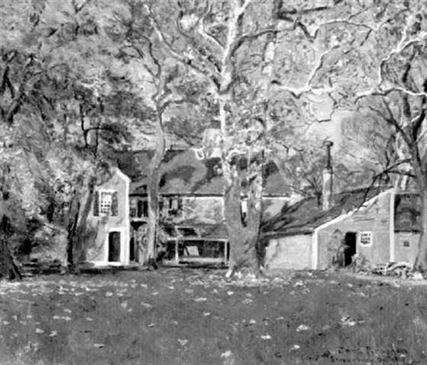 House In An Autumnal Landscape, Shrewsbury - view 1