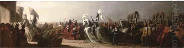 Henry Viii Arriving In Calais - view 1