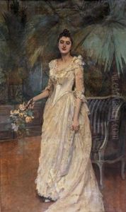 Dame De Qualite Dans Une Palmeraie