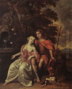 Apollo And Daphne by Reinier De La Haye