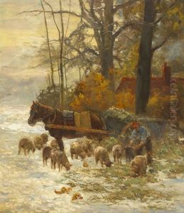 Winter Fodder by Claude Hayes