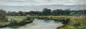 Scene In Surrey by Claude Hayes