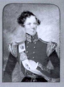 Lieutenant William Garforth In Uniform by Edward Hayes