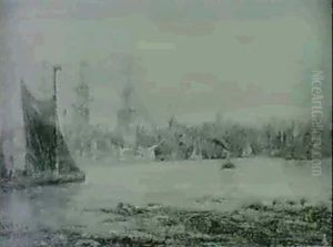 The American Ship "chicago" At Gravesend
