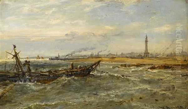 Wreck Off Yarmouth - view 1