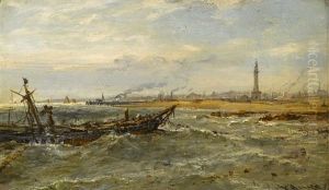 Wreck Off Yarmouth by Edwin Hayes