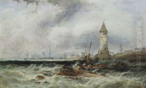 'off The Scheldt' And 'mouth Of The Scheldt' by Edwin Hayes