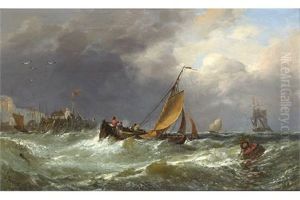 Dutch Boat Off Broadstairs, Kent
