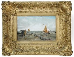Entrance To The Harbour, Yarmouth, Norfolk