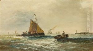 Marine Mit Booten Vor Hafenhintergrund Marine Mit Booten Vor Hafenhintergrund